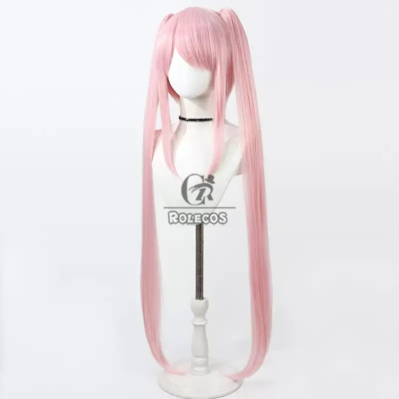 Mashle: Magic and Mcles Love милые парики для косплея длинные розовые волосы с хвостиком