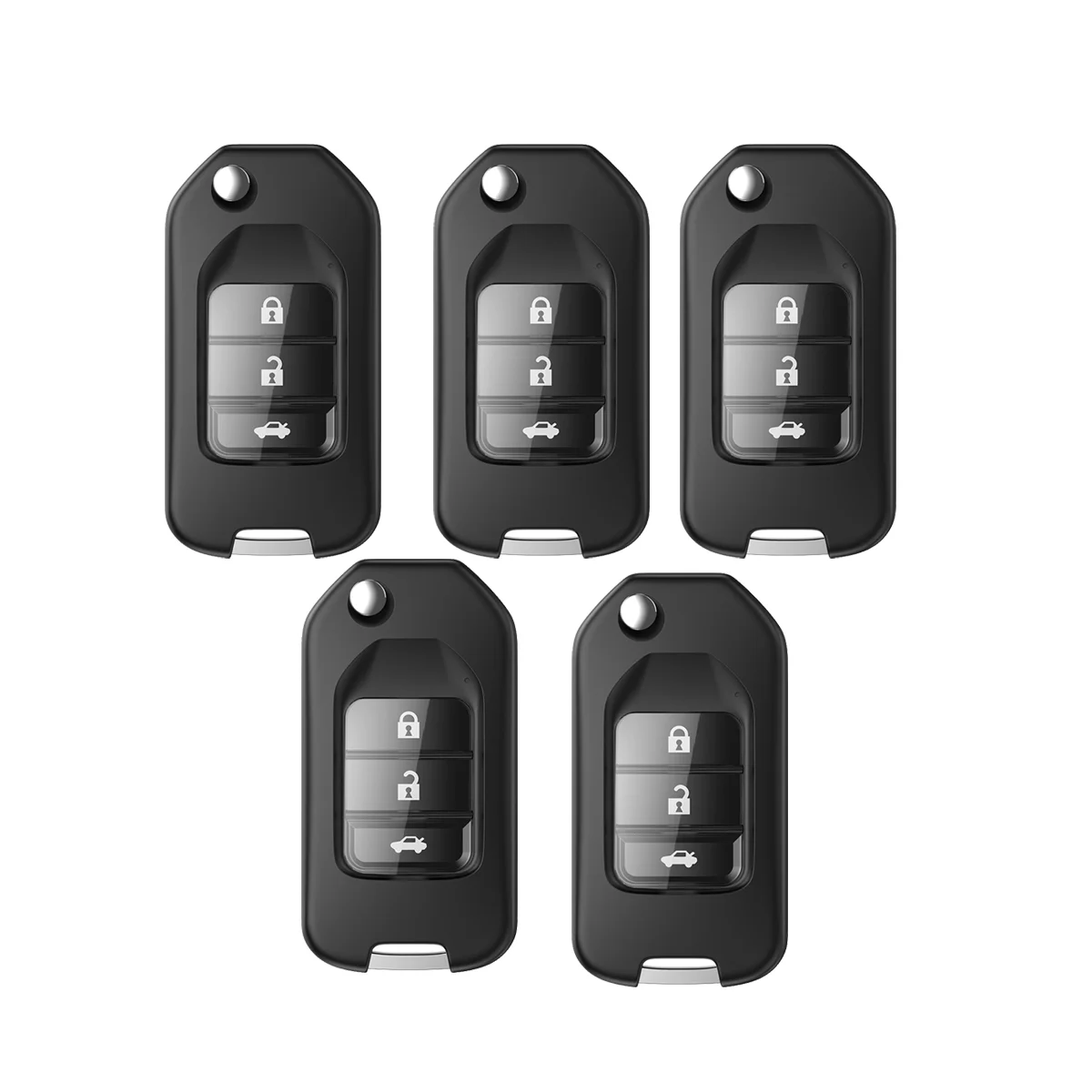 

Xhorse XKHO00EN Universal Wire Remote Key Fob Flip 3 Button for Honda Type for VVDI Key Tool 5Pcs/Lot