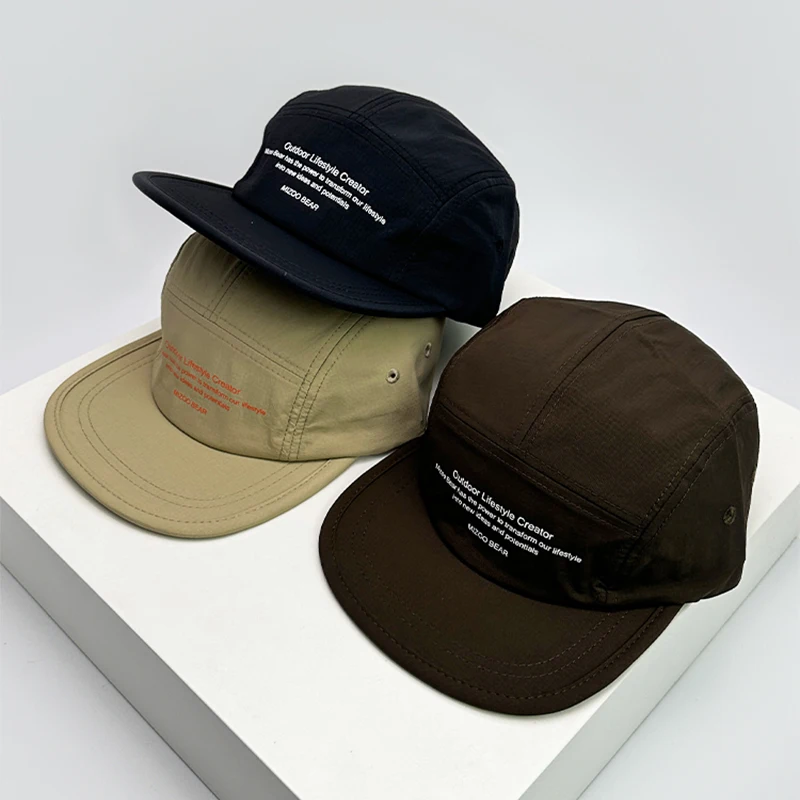 Бейсболка унисекс быстросохнущая бейсболка с надписью на плоской подошве