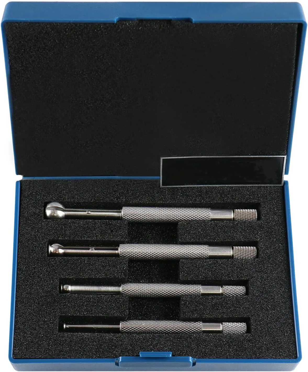Industrial Tools 4 Pc Small Hole Gauge Set, Ball Type, inch/mm, 1/8 to 1/5, 1/5 to 3/10, 3/10 to 2/5, 2/5 to 1/2