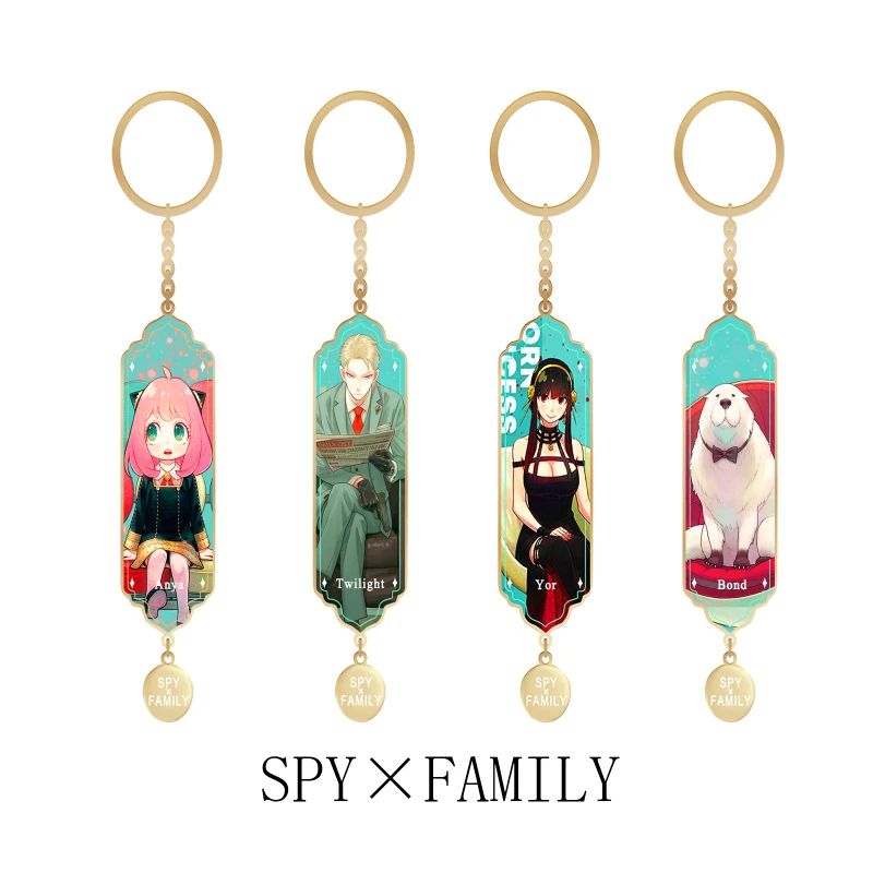 

Anime SPY×FAMILY Anya Forger Yor Forger Loid Forger Cosplay Keychain Animation Peripheral Pendant