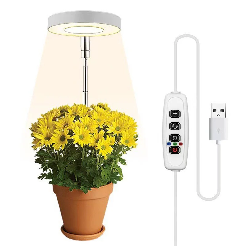 3.5 Inches Retractable Succulent  Red / Blue / White Spectrum With Cycle Timing Function Grow