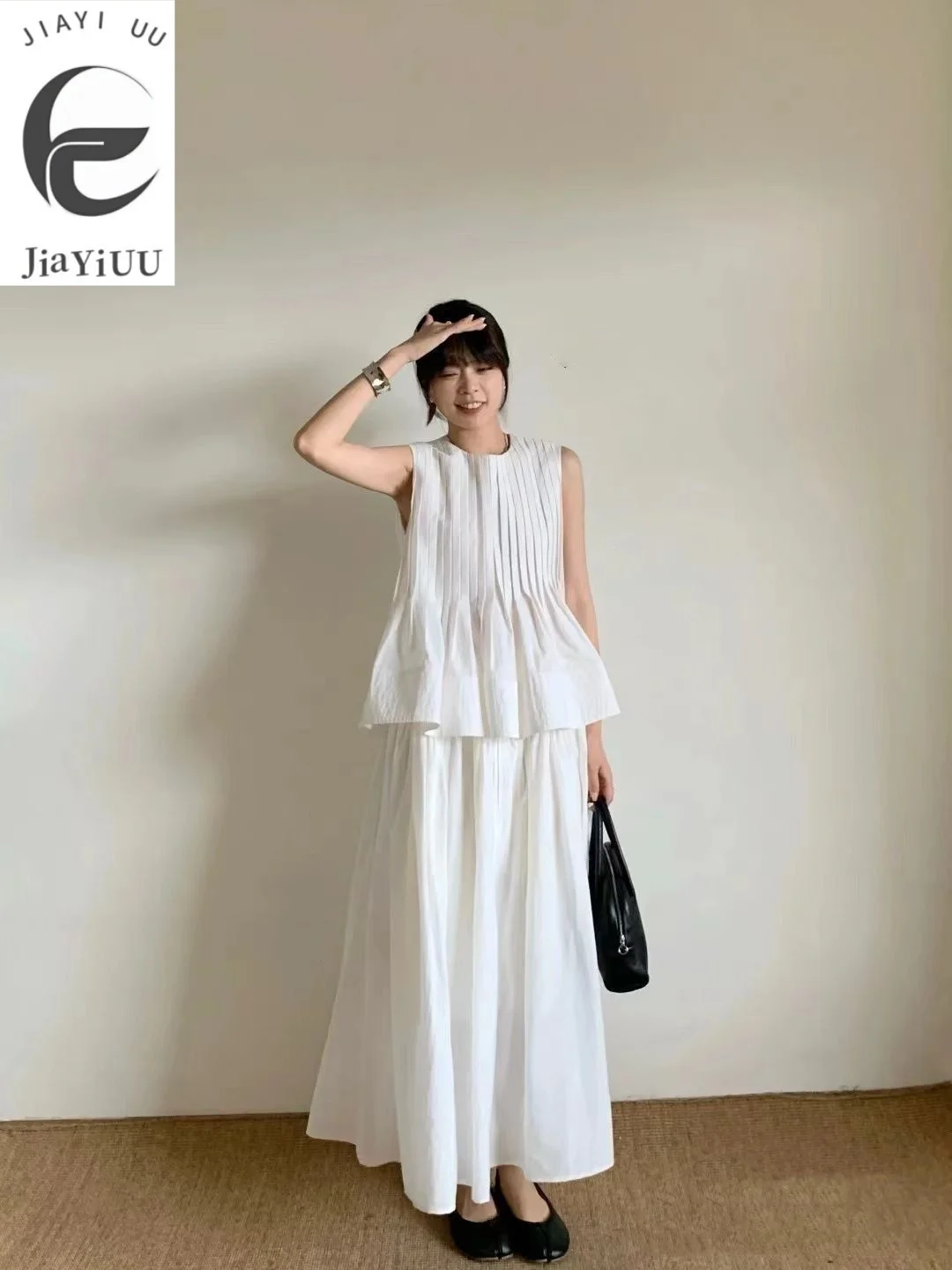 Платье-жилет из полиэстера летнее