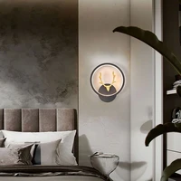 creative net star ins wind bedside wall lamp nordic antlers modern simple corridor bedroom living room led lights