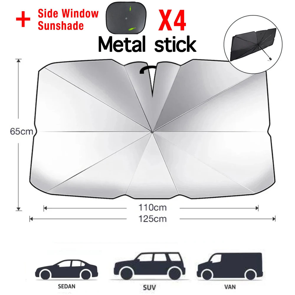 

Автомобильный солнцезащитный козырек, лобовое стекло, оконный зонт, складной солнцезащитный козырек, передняя крышка, тепловой портативный защитный зонтик, автомобильные модели, оттенки