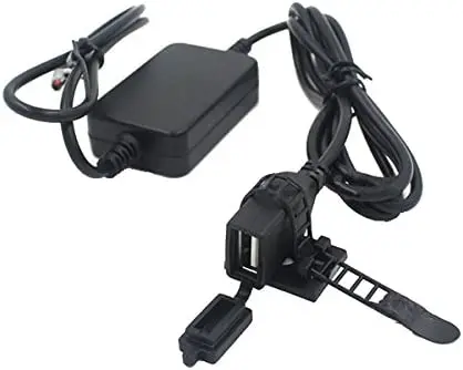 

For Conversor de carregador de energia USB 12V para celular de motocicleta Android Gps