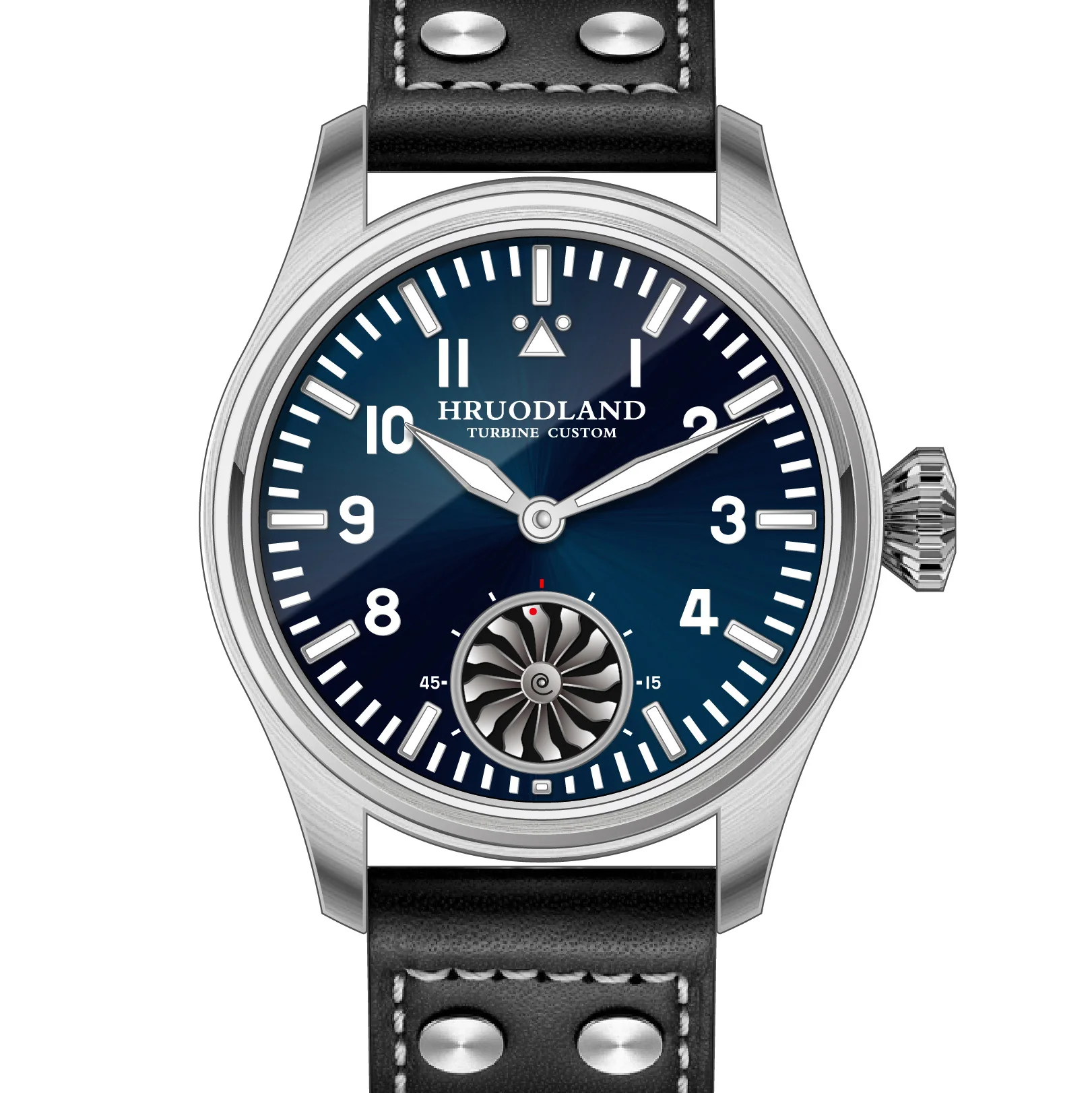 

Часы-авиаторы Hruodland ST3621 мужские в ретро стиле, механические наручные, из нержавеющей стали, сапфировое стекло, 10 АТМ
