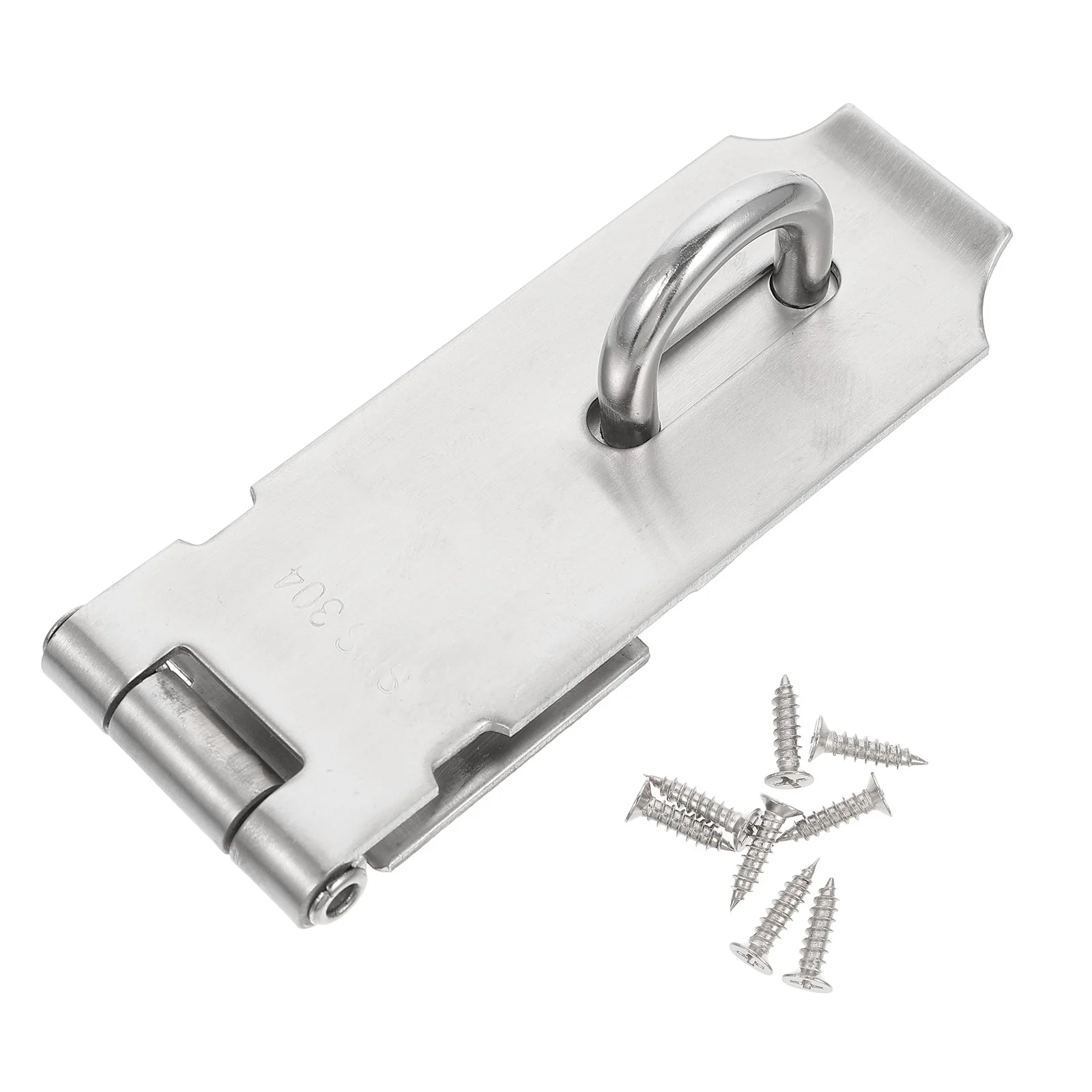 

Lock Hasp Door Gate Padlock Buckle Shed Stainless Steel Clasp Safety Heavy Duty Cabinet Anti Pad Padlockhinge Hasps Padlocks