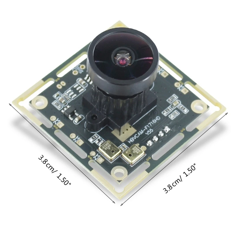 Плата модуля USB-камеры 1080P 2MP 130-градусный широкоугольный объектив с ручной