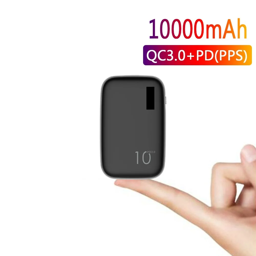 

PD Power Bank 10000mAh Portable External Battery Charger USB Type C QC 4.0 3.0 10000 mah for Xiaomi Mi Powerbank banks