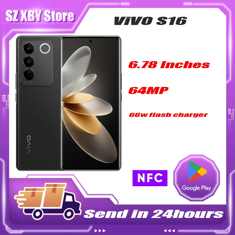 

VIVO S16 смартфон с 5,5-дюймовым дисплеем, процессором Snapdragon 6,78, 64 мп, 4600 мАч, 66 Вт