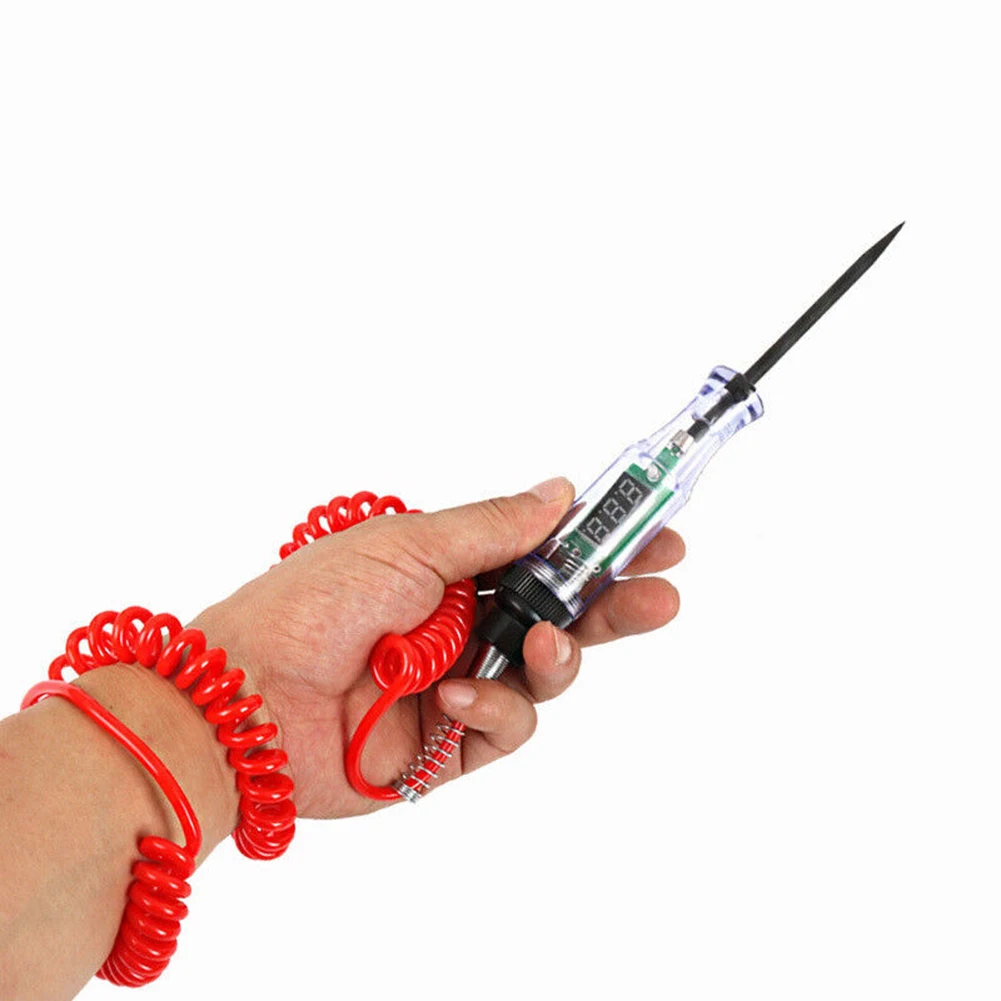 

Cars Circuit Tester Dc 3-48V Heavy Duty Wire Light Probe Car Test Tools Automotive Automobiles Diagnostic Tool