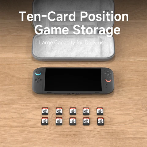 Hagibis Жесткий чехол для Switch 2 с 10 картами