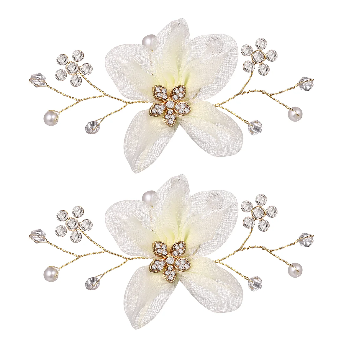 

Shoe Wedding Buckle Decorations Charms Clip Bride Clips Decoration Shoes Buckles Accessories Flower Crystal Pumps Metal