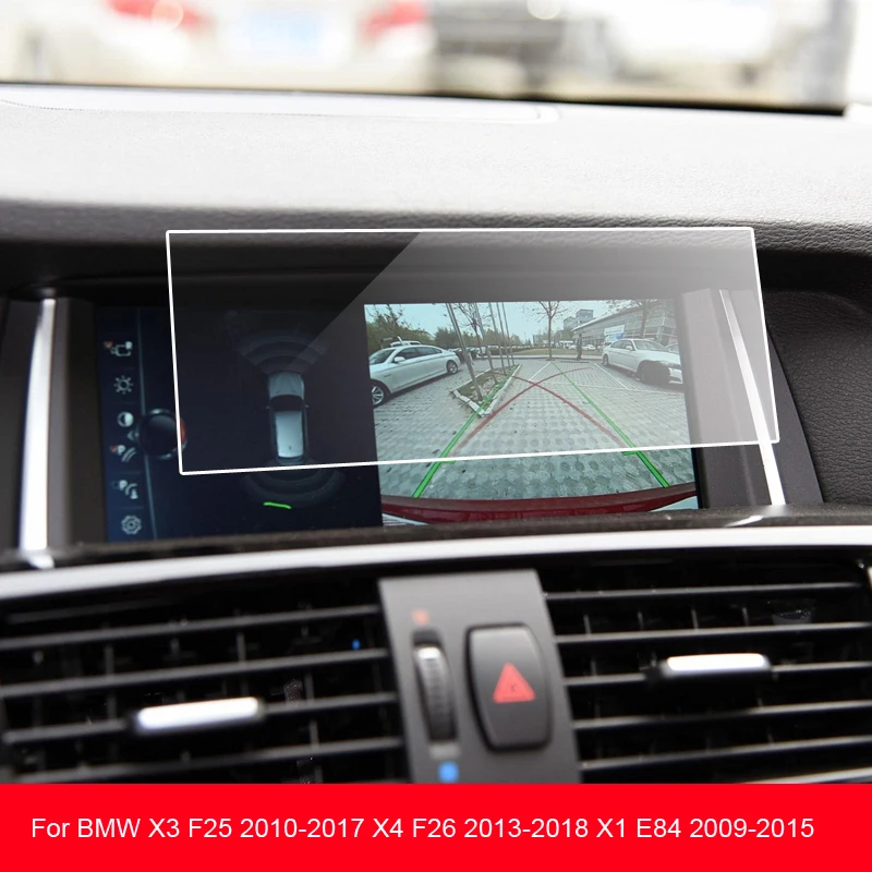 

Пленка-наклейка из закаленного стекла для BMW X3 F25 2010-2017 X4 F26 2013-2018 X1 E84 2009-2015, защита экрана монитора навигации автомобиля