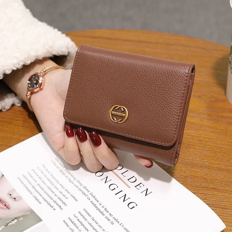 Женский кошелек из натуральной коровьей кожи