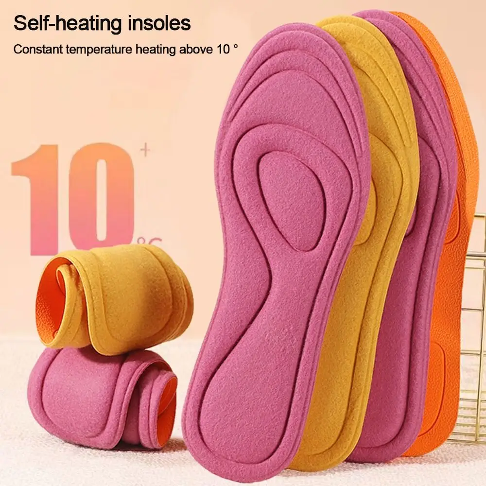 

Men Women Winter Warm Self Heating Insoles Thermostatic Thermal Insole Massage Memory Foam Arch Support Shoe Pad Heated Pads