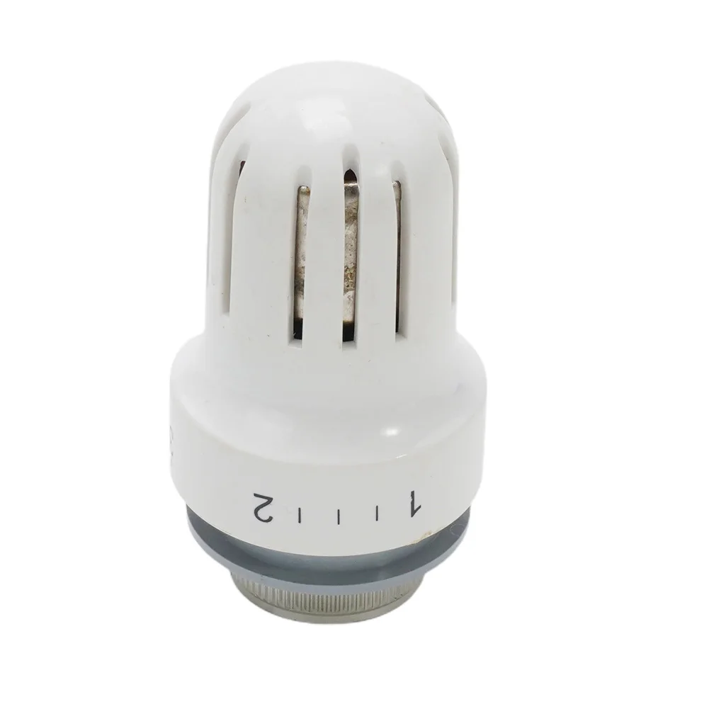 

4Pcs 230V Radiator Thermostatic Control Valve Liquid Sensor M30 X 1.5 Thread Thermostat Head Temperature Control System