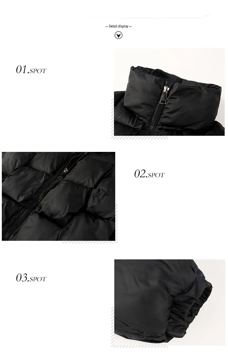 Women's cotton jacket winter New Ladies large size cotton coat Fashion personality square trend warm thickened parka Ladies