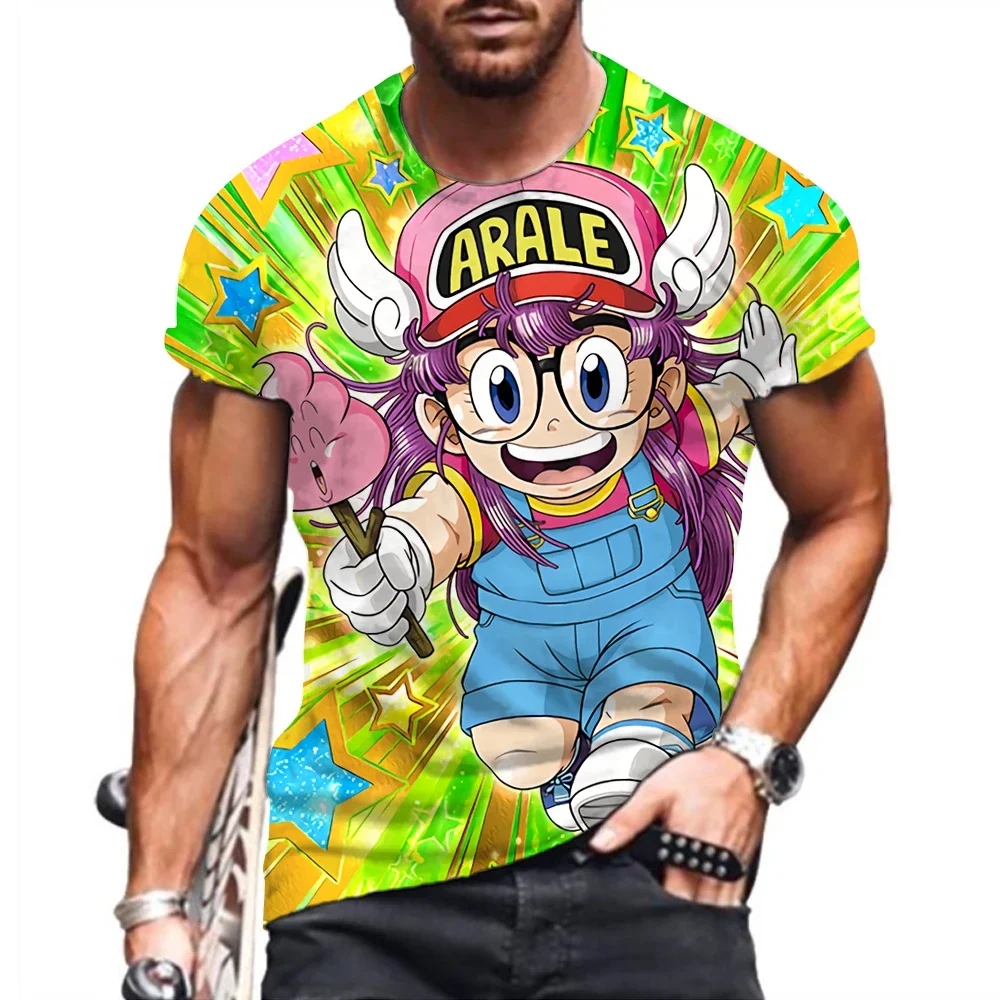 Мужская футболка с коротким рукавом Goku летняя большого размера круглым вырезом и