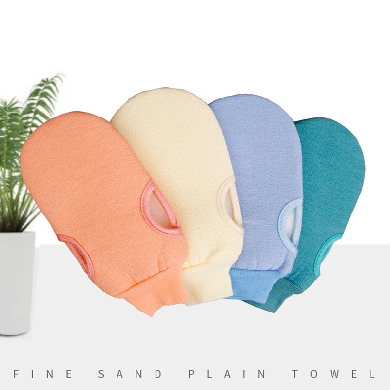 

1PC Bath For Peeling Exfoliating Body Cleaning Scrub Mitt Rub Dead Skin Gloves For Shower Body Brush Towel SPA Foam Body Massage