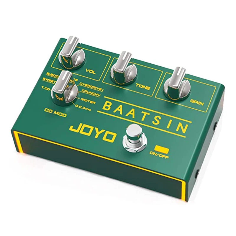 JOYO Baatsin R-11 R Series Pure Analog Circuit Overdrive & Distortion Pedal with 8 Classic OD/DS Sounds Multi Effects |