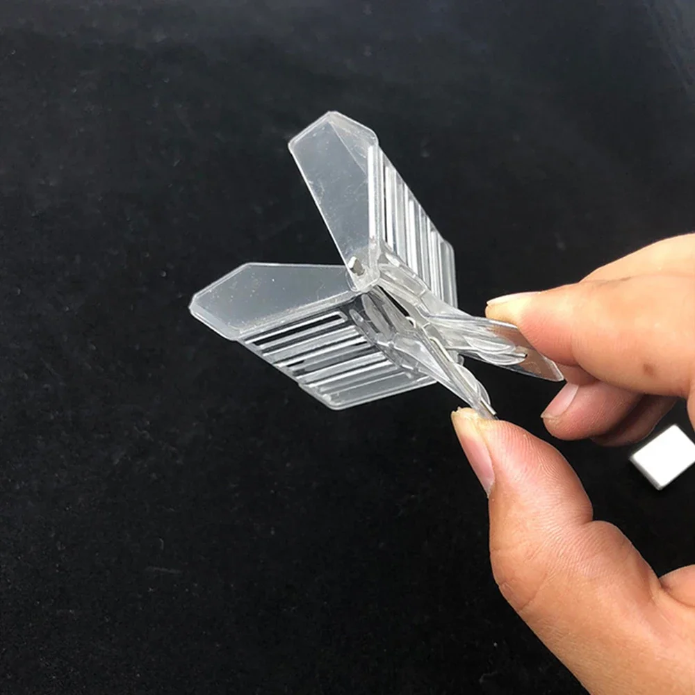 8 шт. ловец пчелиной королевы бесцветный прозрачный пластиковый зажим клетка