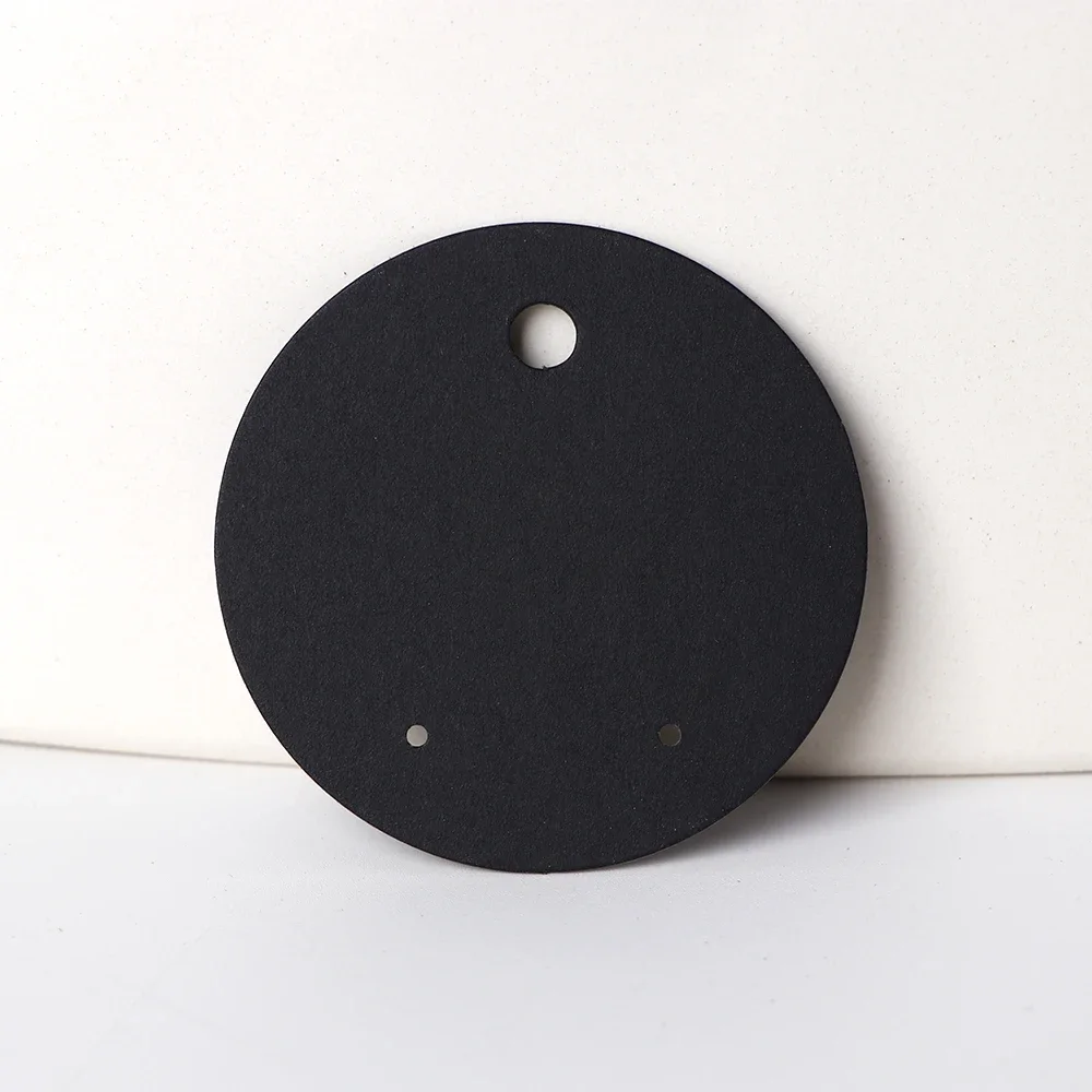 

50 шт. 6x6 см круглые серьги для демонстрации ювелирных изделий карта из крафт-бумаги с или без сумок оптовая упаковка поставщик малого бизнеса