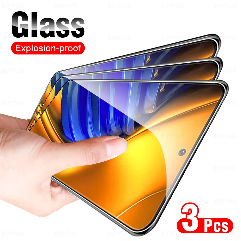 

3 шт. для Xiaomi Poco F4 GT защитное стекло Poccophone Little F4 G T GT F4 Pocco F4GT закаленное стекло Взрывозащищенная пленка