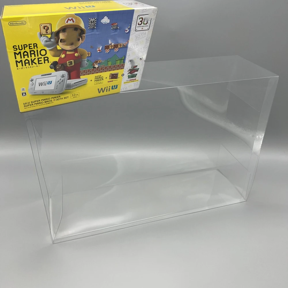 

Transparent Box Protector For Nintendo Wii U/30th Anniversary Of Mario Collect Boxes TEP Storage Game Shell Clear Display Case