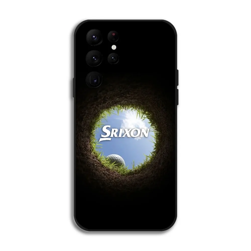 S-SrixonS Golf Luxury Phone Case For Samsung Galaxy S25 S24 S22 S23 Ultra S21 S20 Plus 5G Protective Silicone Funda