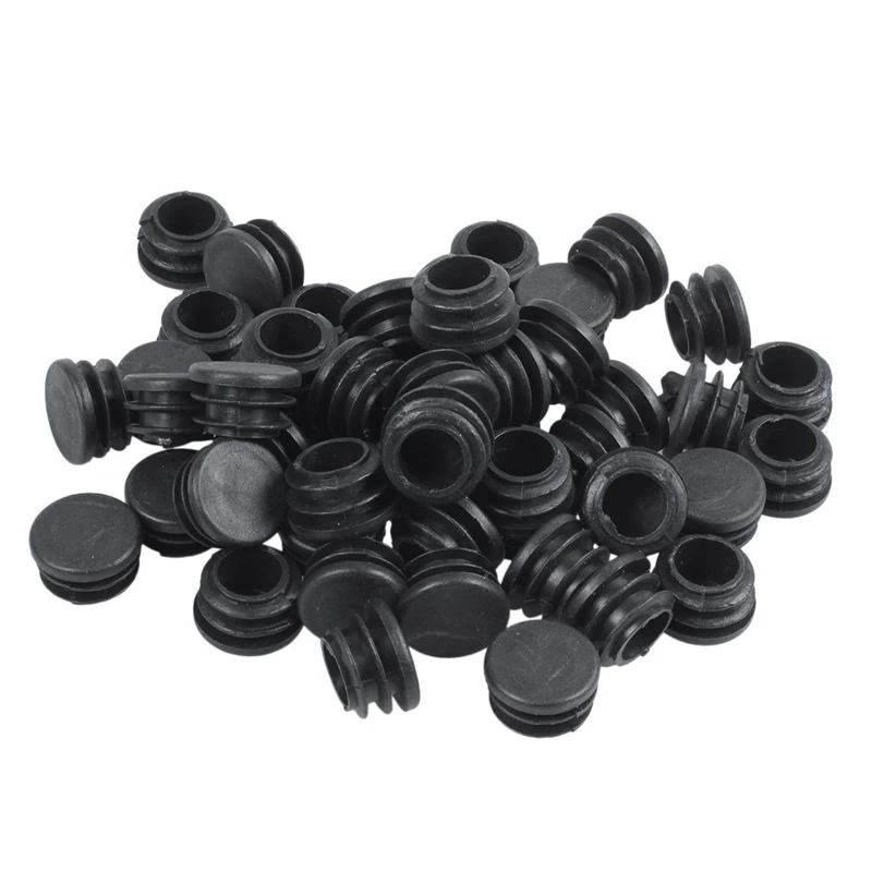 

Plastic Round Cap Chair Table Legs Ribbed Tube Insert 22Mm Dia 250 Pcs