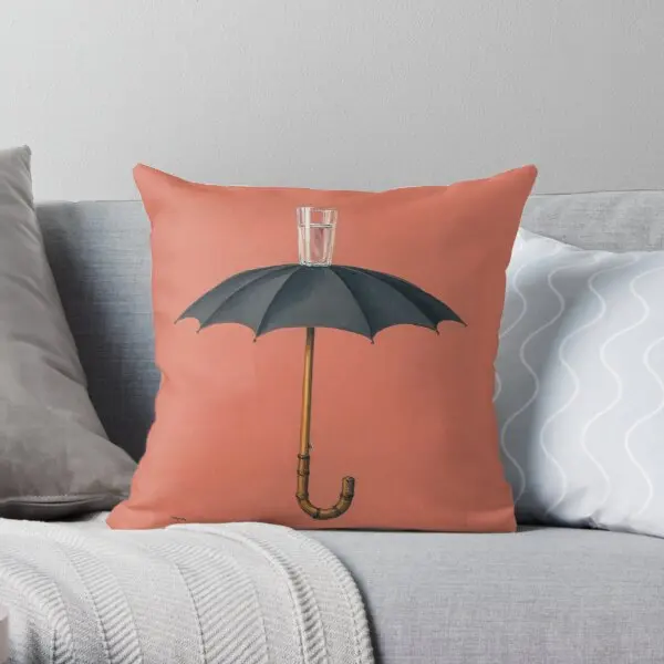

Vacation Of Hegel By Rene Magritte Printing Throw Pillow Cover Bed Hotel Decor Home Throw Case Anime Office Pillows not include
