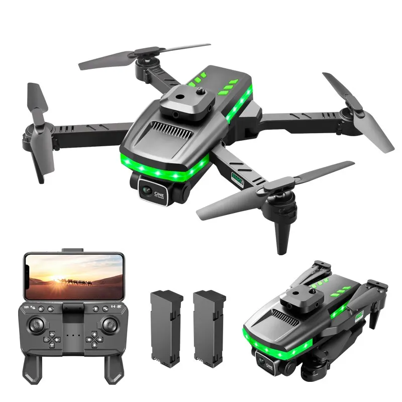 S160 Mini Drone 4K HD Camera Four-sided Obstacle Avoidance Air Pressure Fixed Height Professional Foldable Quadcopter Toys