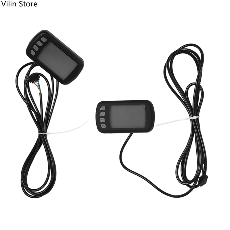 

Mini LCD Display for Electric Bike Scooter Motorcycle Speedometer Waterproof Ebike Display with 5 Connector Wires