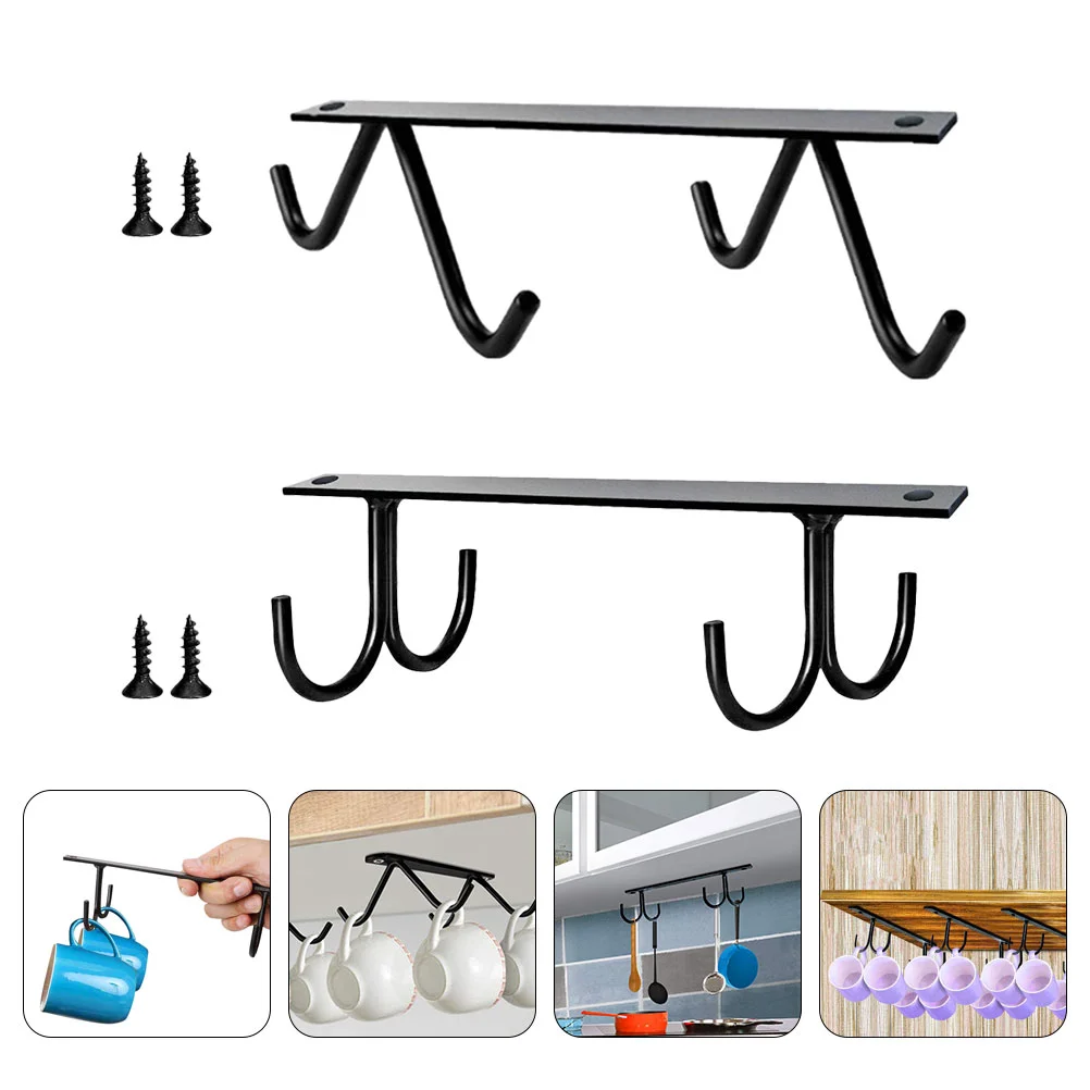 

2 Set Delicate Cup Rack Mug Rack Cabinet Bottle Drying Rack Home Accessory Household Cup Rack Cups Organizer Mugs Drying Holder