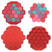 silicone 19 mobile bee honeycomb cake chocolate soap soap icing mold mold candle diy mold beeswax cake tools bakeware bakew
