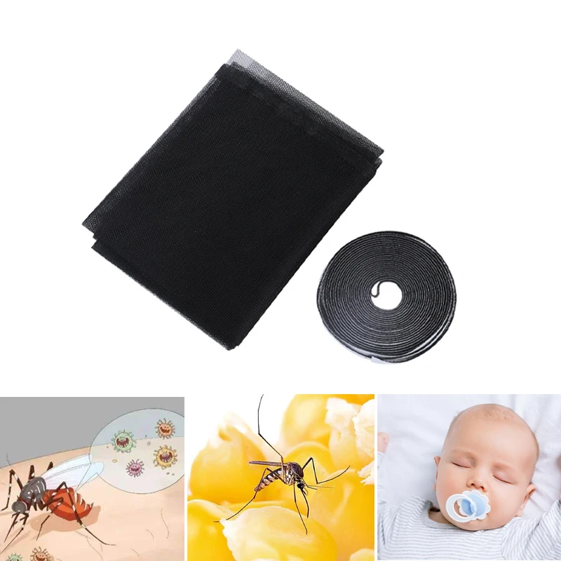 

Москитная сетка для окон Fly, сетка для окон от насекомых, сетка для окон для помещений, Москитная сетка для насекомых, легко устанавливается ...