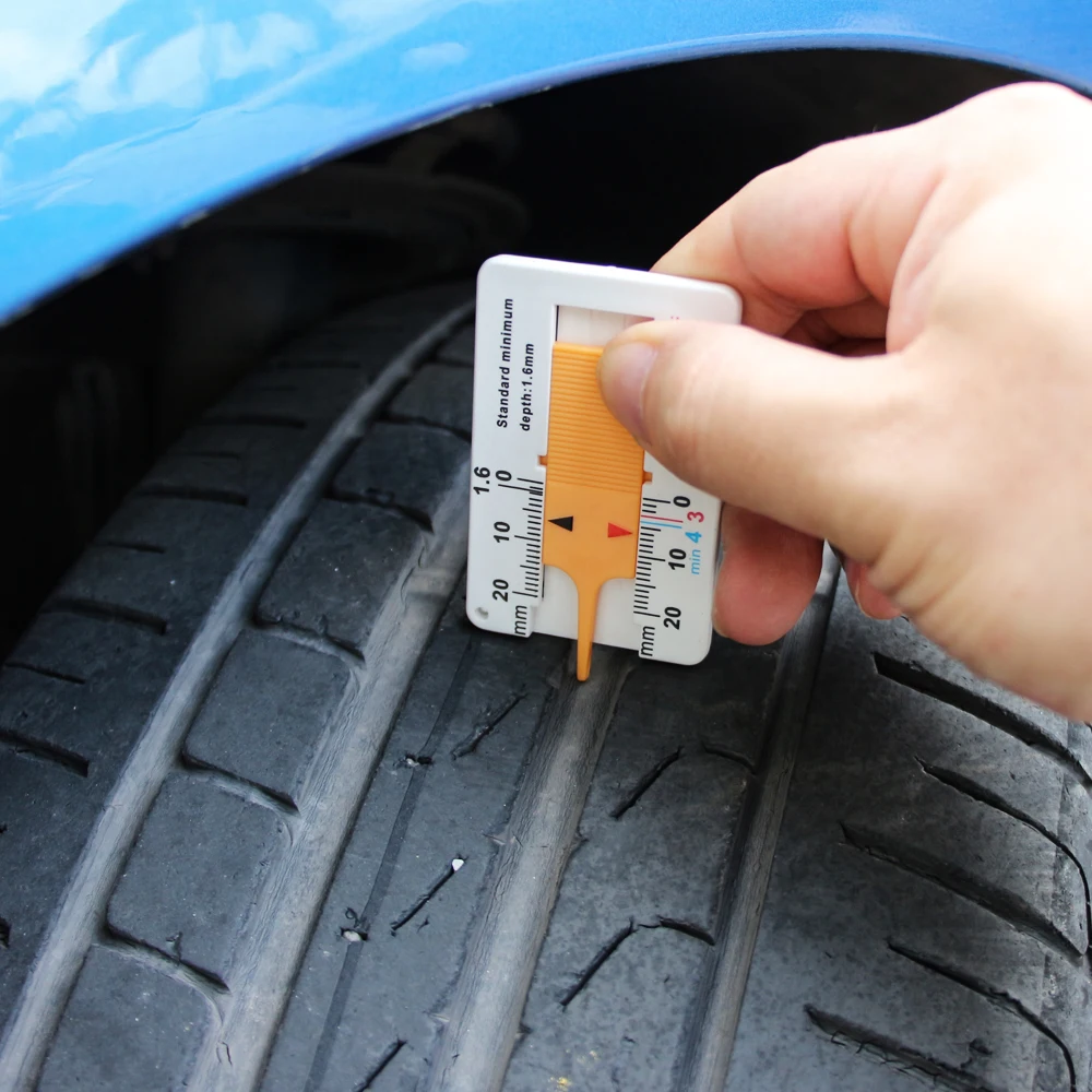 Measure Tool 0-20mm Auto Car Tyre Read Depthometer for lada niva kalina priora granta largus vaz samara 2110 GAZ Gazelle |