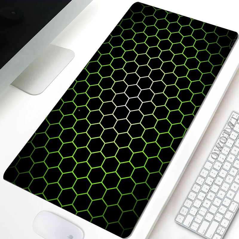 

Mousepad Home New HD Large keyboard pad Mouse Mat Desk Mats Hexagon Geometric Art Soft Office Laptop Gamer Table Mat Mouse Mat