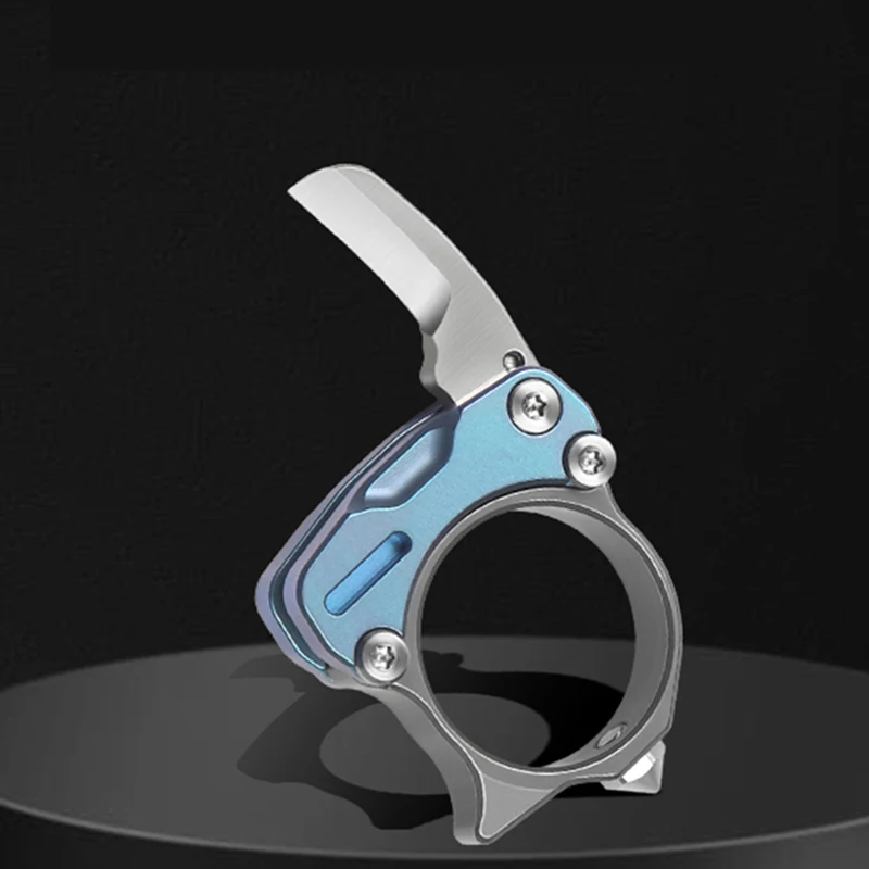 

Новое складное кольцо, многофункциональное кольцо M390 из титанового сплава, для самообороны, для повседневного использования, портативное, ...
