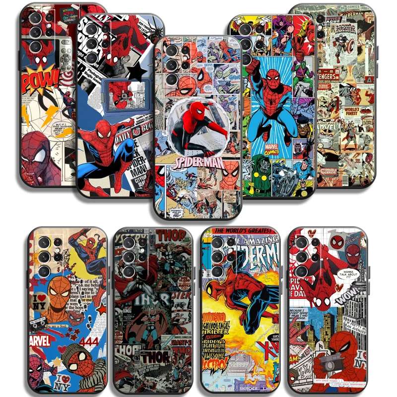 

Marvel Spiderman Iron Man Cases Coque Soft TPU