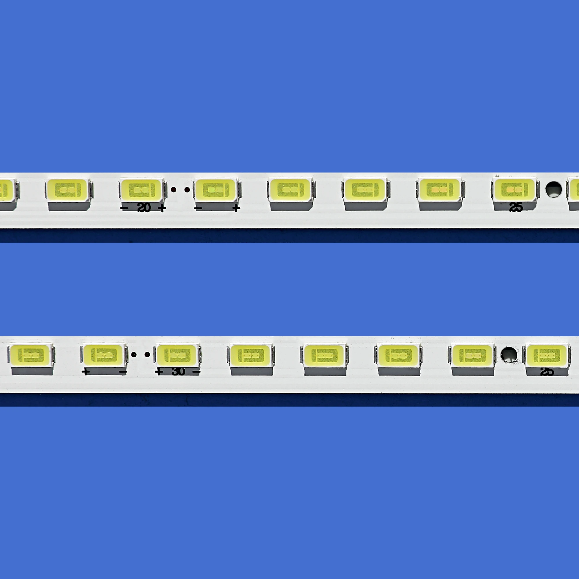 12PCS 50ledes, tira LED para 37 