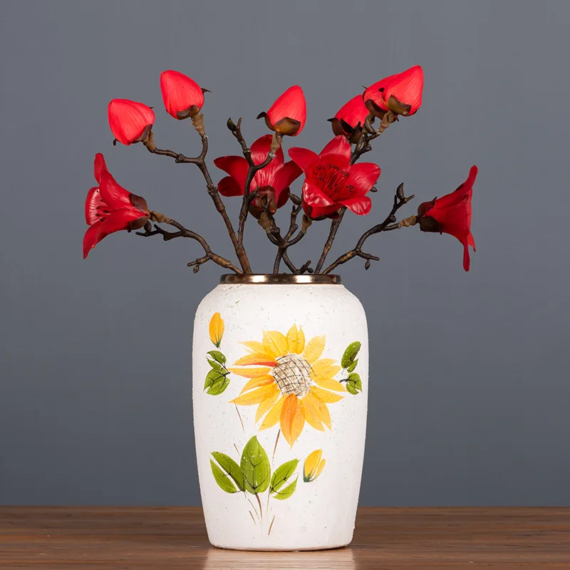 

Chinese classical feel simulation kapok home decoration fake flower simulation hero flower wedding flower desktop floral art