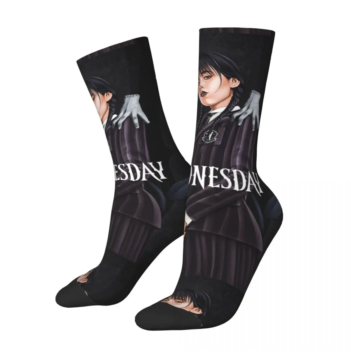 

Crew Socks Wednesday Addams Awesome Accessories for Men Women Cozy Stockings All Season Birthday Present