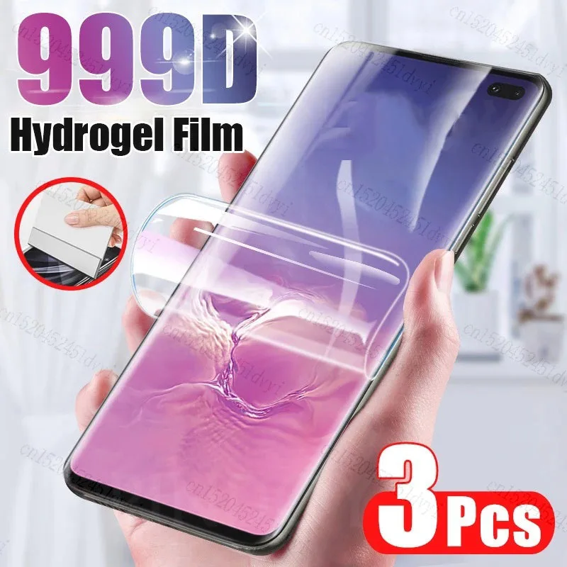 Гидрогелевая пленка для защиты экрана ZTE Axon 50 20 30 40 Pro Ultra Voyage V70 Blade A51 A33 Plus A53 A3 SE 3 шт.