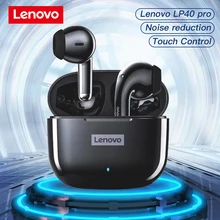 Lenovo LP40 Pro Earphone Bluetooth 5.0 Wireless Headphones Waterproof Earpieces Sports Earbuds Wiht Microphone Music TWS Headset