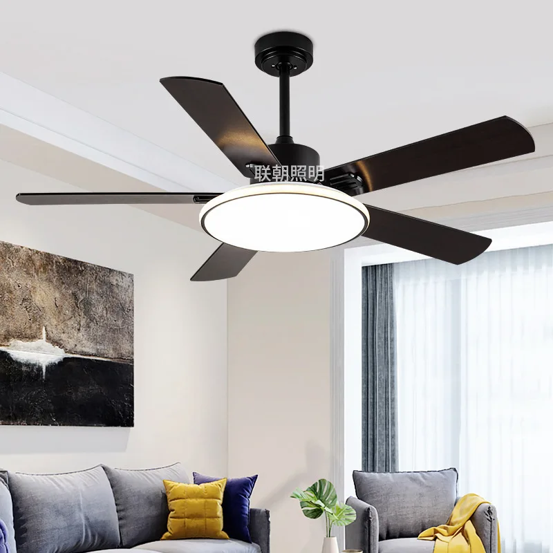 

Led Ceiling Fan Light Living Room American Fan Lights Remote Control Home Dining Room Ceiling Lamp Silent Bedroom Electric Fans