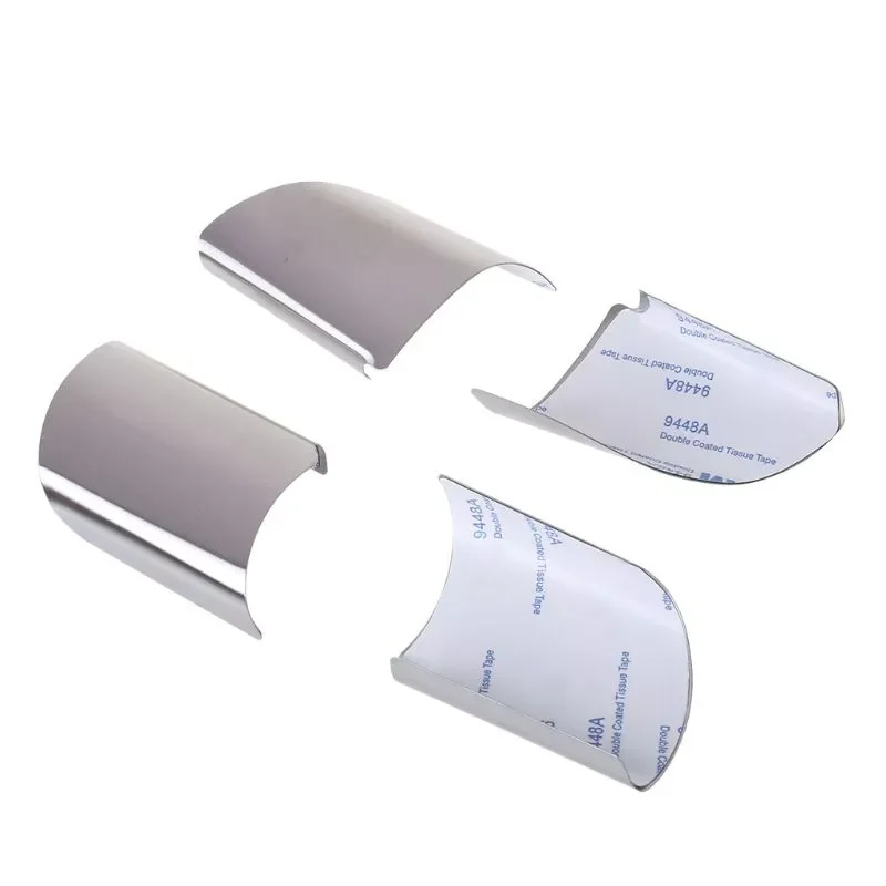 

4 Pcs Auto Car Steering Wheel Cover Stainless Steel For Ford Focus 2 MK2 2005-2013 Interior Accessories