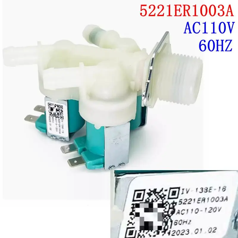 1 шт. 5221ER1003A впускной клапан для воды стиральной машины подходит LG Kenmore Sears AC110V
